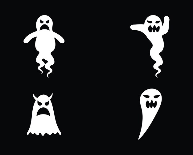 Vetor ilustração do vetor de ícones de fantasma