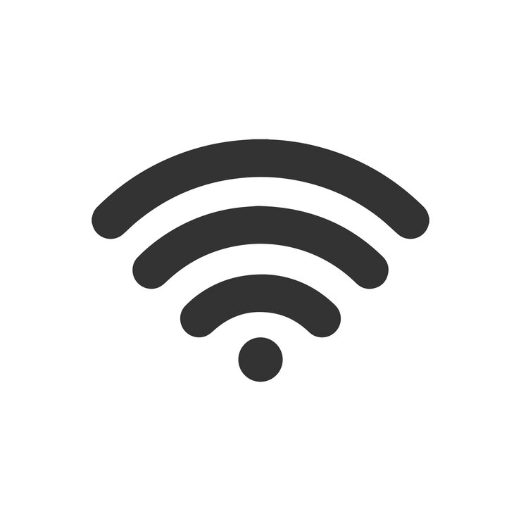 Vetor ilustração do vetor de ícones sem fio e wi-fi
