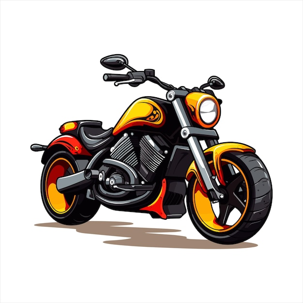 Ilustração do vetor de motocicleta