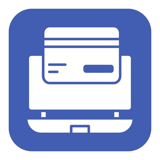 Ilustração do vetor de pagamento online