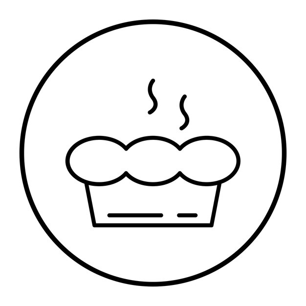 Ilustração do vetor de torta