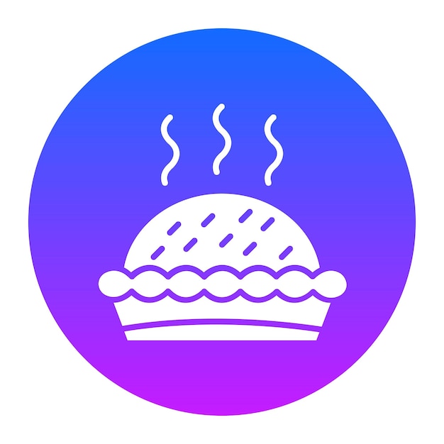 Ilustração do vetor de torta