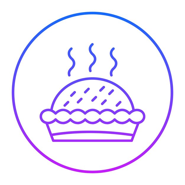 Ilustração do vetor de torta