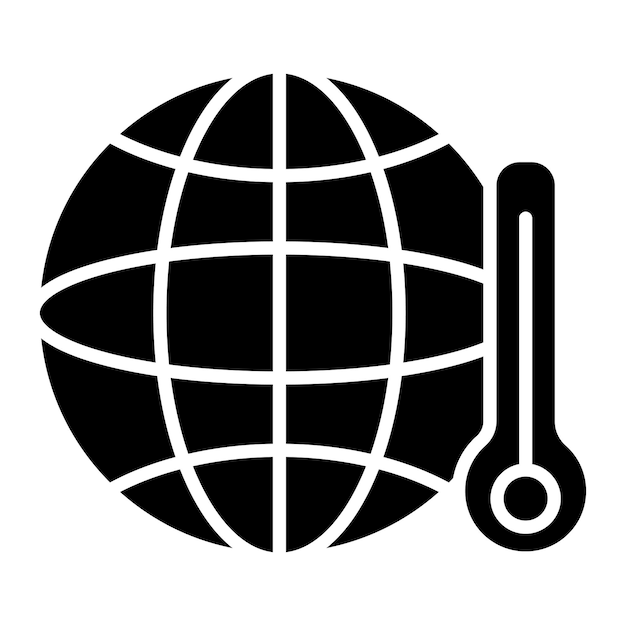 Ilustração do vetor do aquecimento global