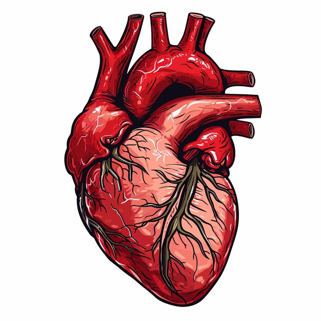 Ilustração do vetor do ataque cardíaco