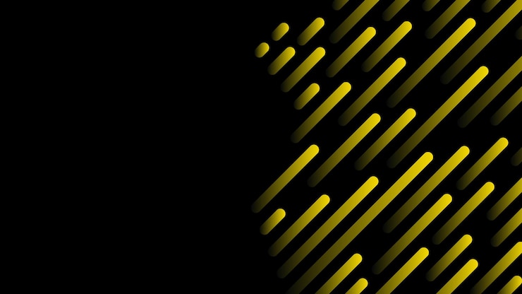 Ilustração do vetor do fundo do papel de parede gradiente abstrato, geométrico, amarelo e preto.