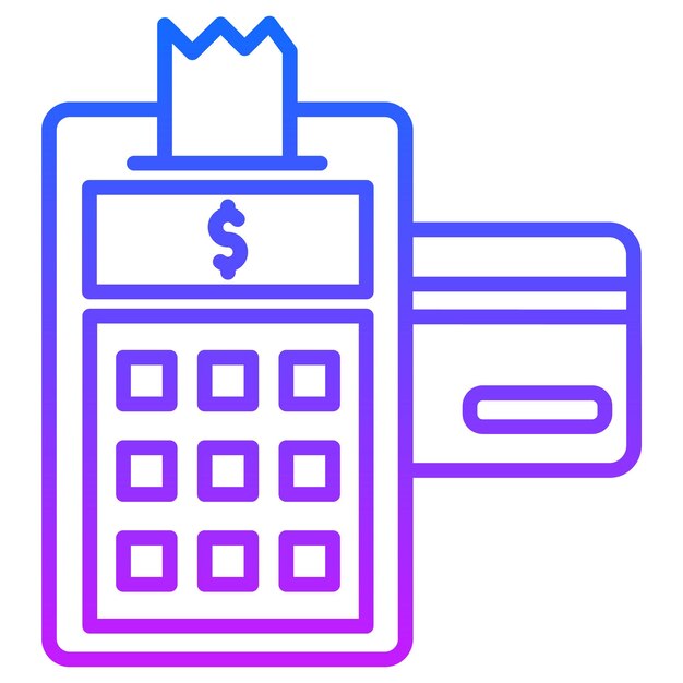 Ilustração do vetor Pos Terminal
