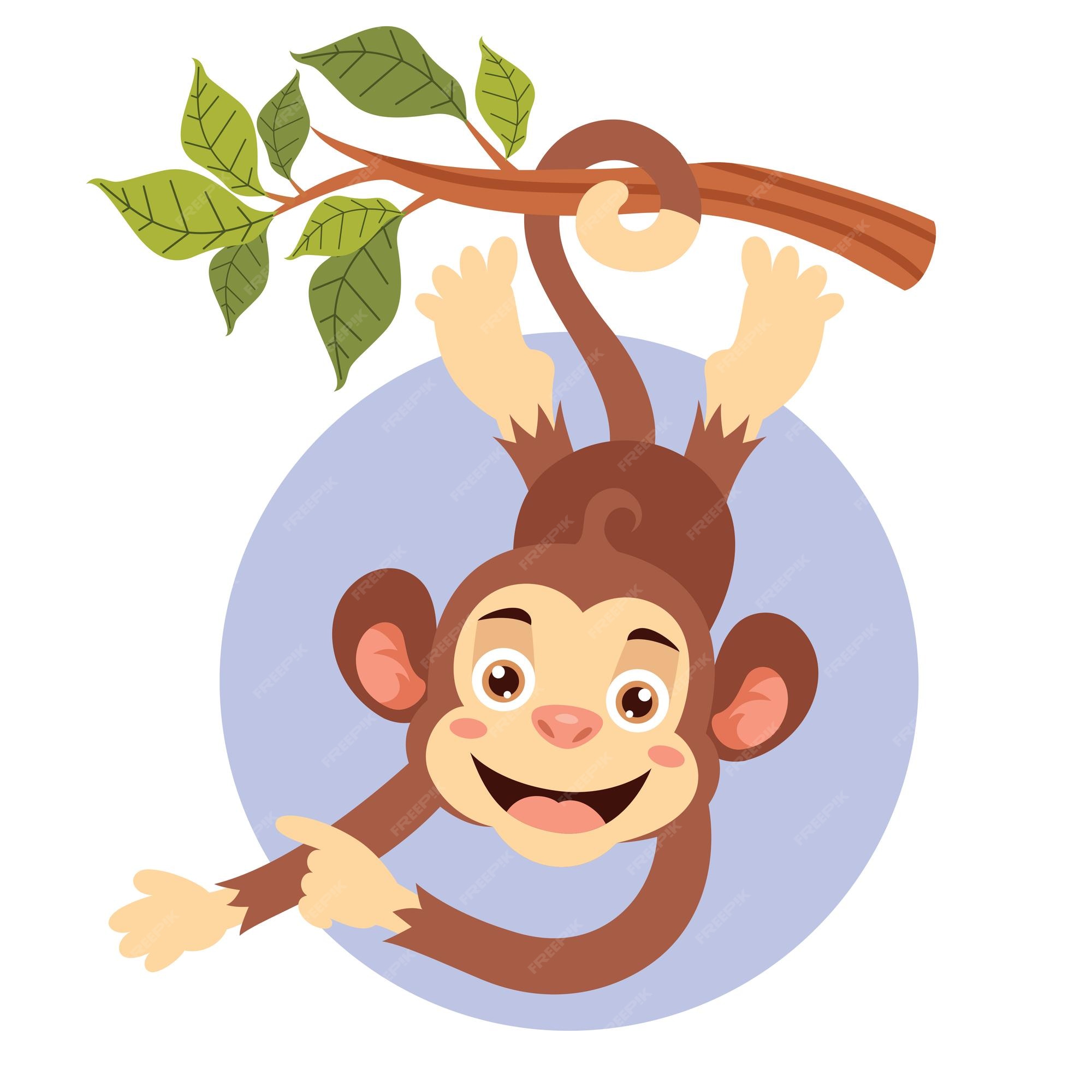 Macaco dos desenhos animados feliz Ilustração por ©igordudas #25114053