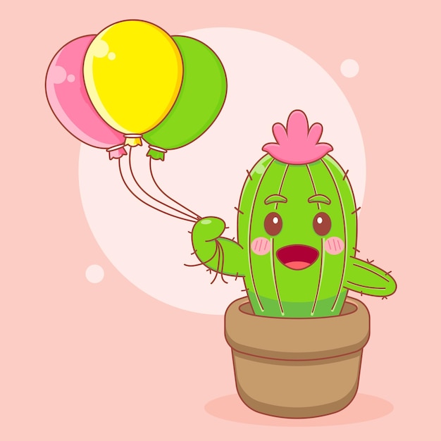 Cactus Png Tumblr - Cacto E Balao Desenho,Tumblr Cactus Png - free