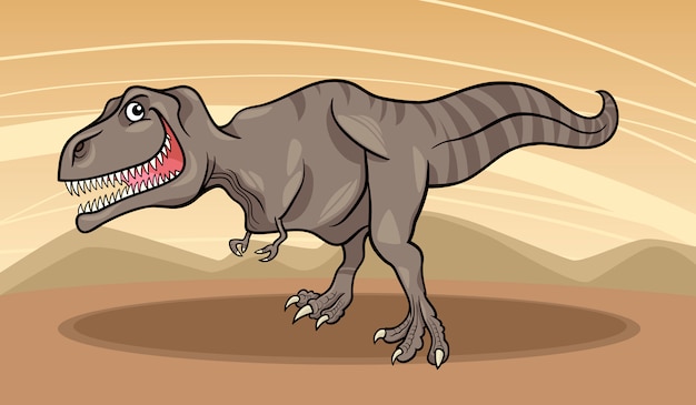 Tiranossauro Rex Rujir Dos Desenhos Animados Do Vetor Ilustração do Vetor -  Ilustração de cartoon, vetor: 108441841