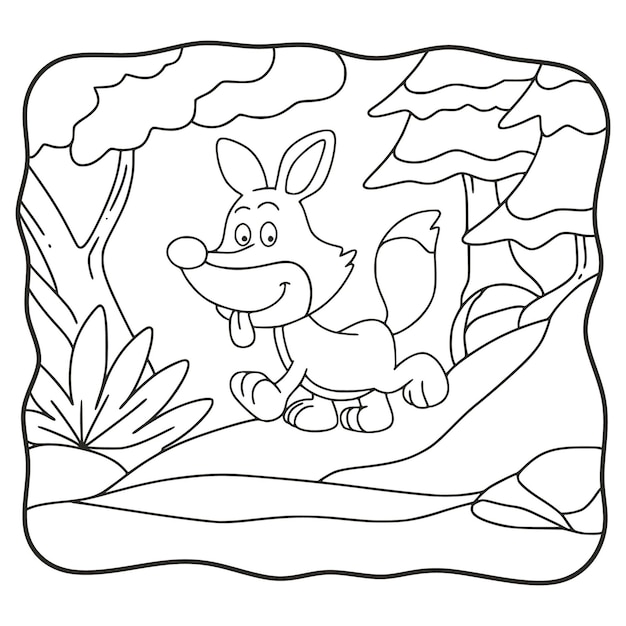 Desenhos para colorir de desenho de um lobo para colorir online  