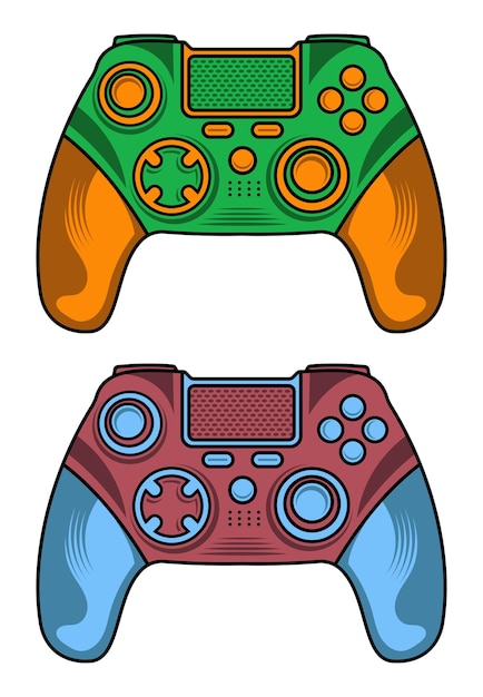 Controladores de jogo com joystick Videogame Desenho, tecnologia