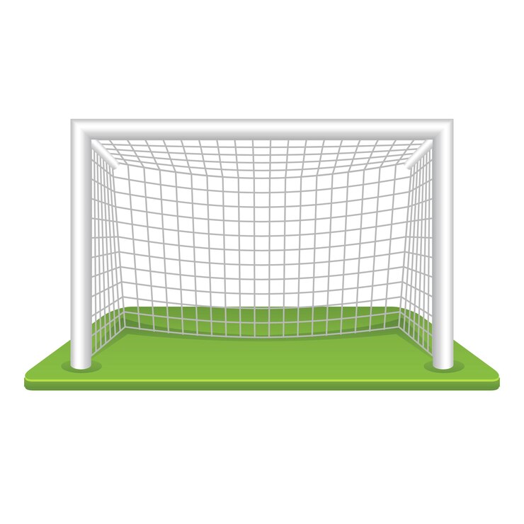 Vetor ilustração em vetor cor de ícone de poste de gol de futebol