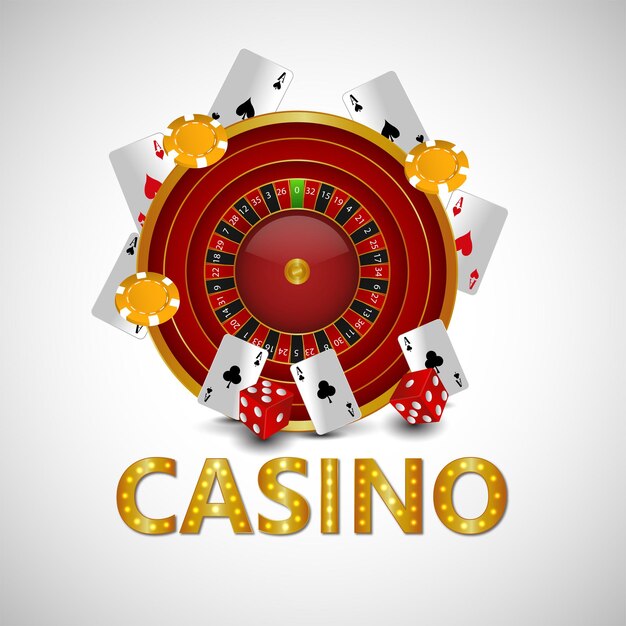 Casino De Vegas Games Online, Cartões De Poker, Roleta, Dados De Jogos,  Banner De Jogo Casino Visão Geral Da Arte Gráfica Conceit Ilustração Stock  - Ilustração de jogo, backdrop: 159676510