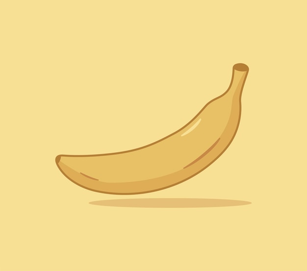 Ilustração em vetor de desenho animado de banana fofa