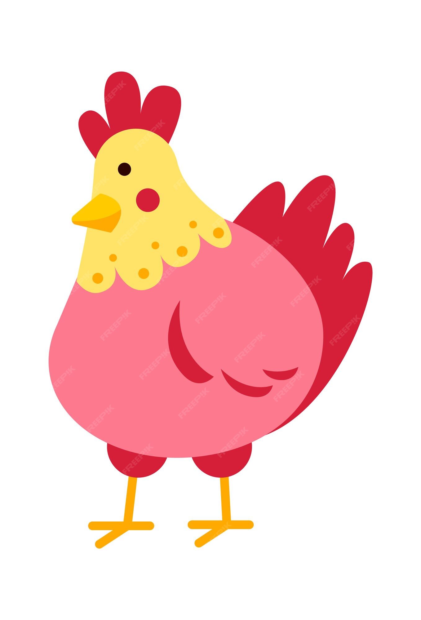 Desenho Animado De Galinha-mãe-galinha Ilustração Stock - Ilustração de  fazenda, vila: 234487646