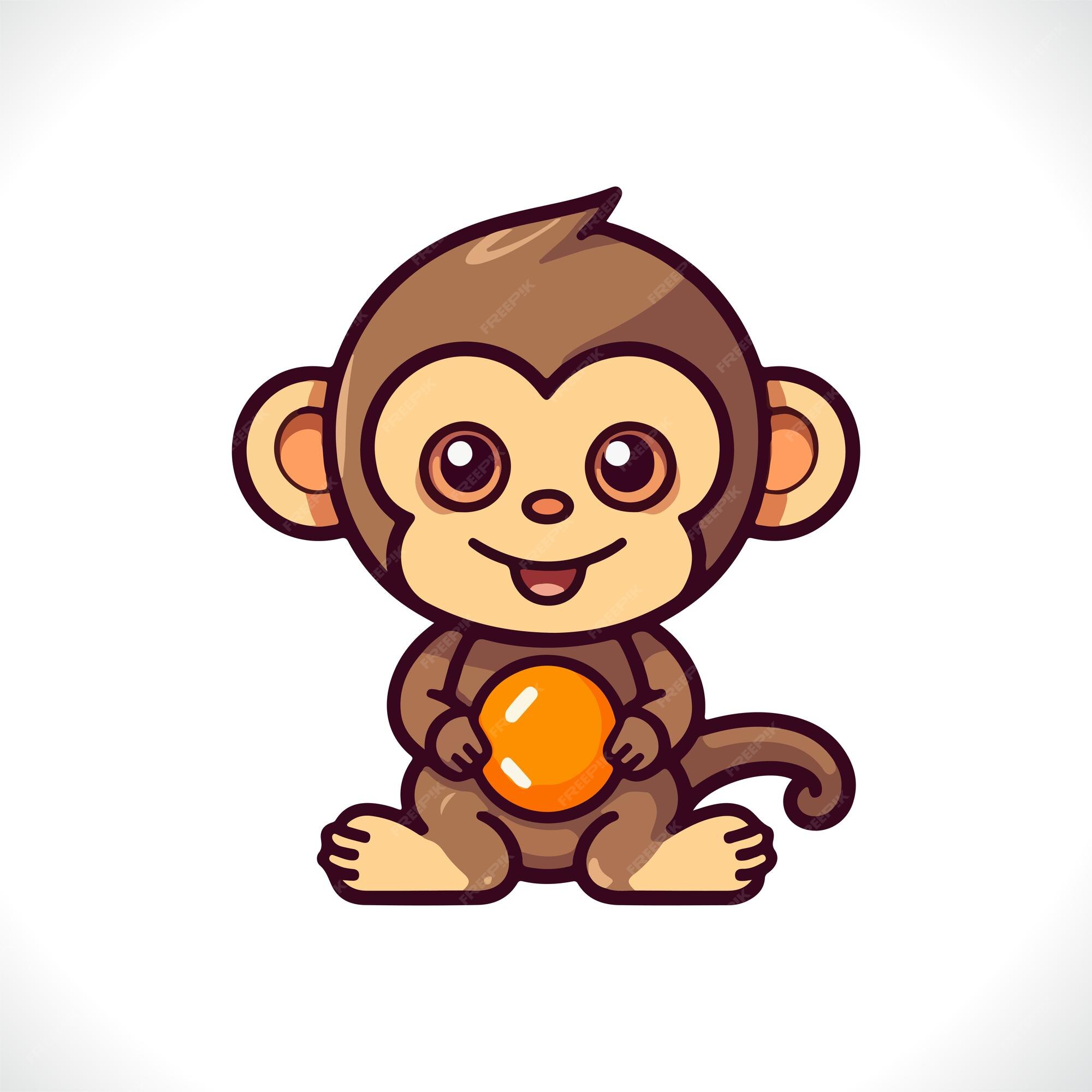 ilustração de macaco de desenho animado 7916752 Vetor no Vecteezy