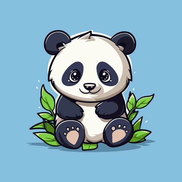 Desenho Animado Do Vetor De Rosto Do Panda Fofo De Impressão Ilustração do  Vetor - Ilustração de fundo, panda: 185503962