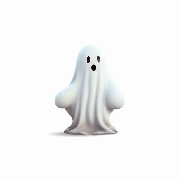 Ilustração em vetor de fantasma de halloween