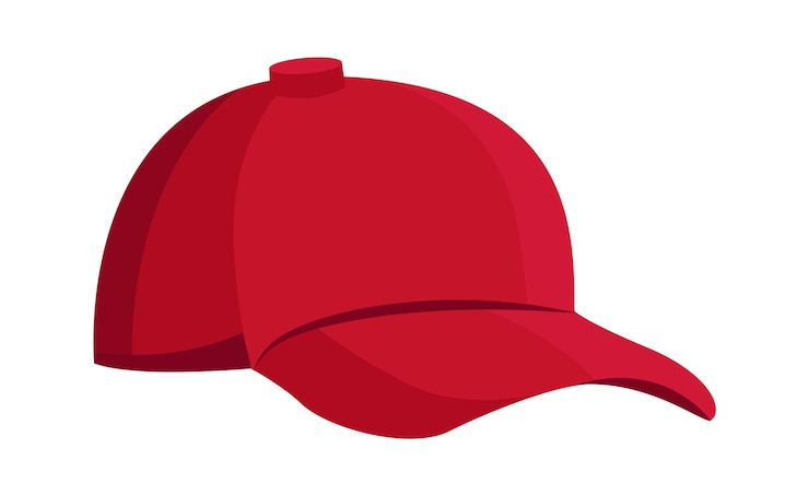 Vetor ilustração em vetor de headwear de boné de beisebol