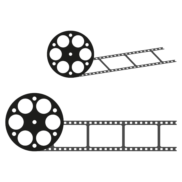 Ilustração em vetor de ícone de filme de vídeo eps 10 - imagens de bancos de imagens