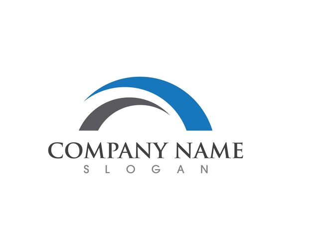 Ilustração em vetor de ícone de ponte Logotipo