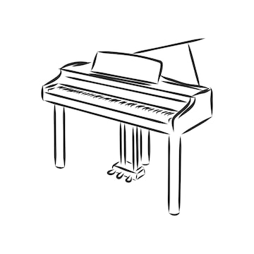 Molde Do Piano Do Vetor Com ícones Ilustração do Vetor - Ilustração de  elemento, entretenimento: 19554299