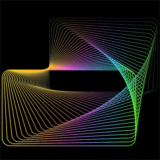 Vetor ilustração em vetor de padrão de movimento de linhas e forma de fundo abstrato geométrico eps10