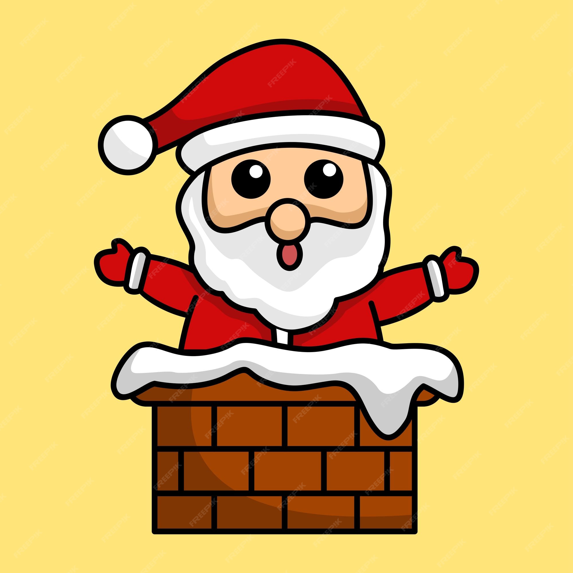 papai noel é um corredor rápido - um personagem de desenho animado de natal  11143005 Vetor no Vecteezy