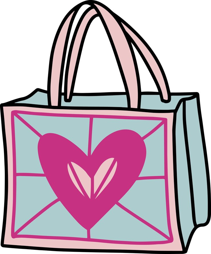 Vetor ilustração em vetor de sacola de compras