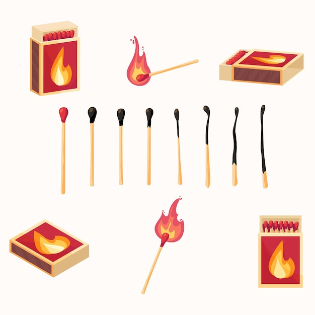 Ilustração em vetor desenho animado conjunto de correspondências