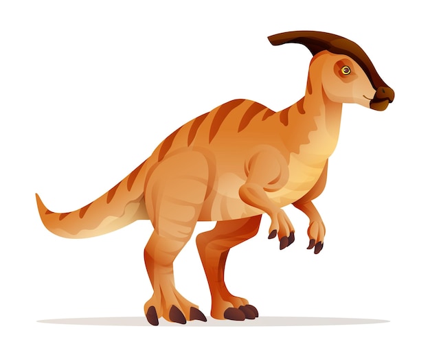 Vetores de Fofo Desenho Animado Dinossauro Verde Parasaurolophus Ilustração  Vetor e mais imagens de Animal - iStock