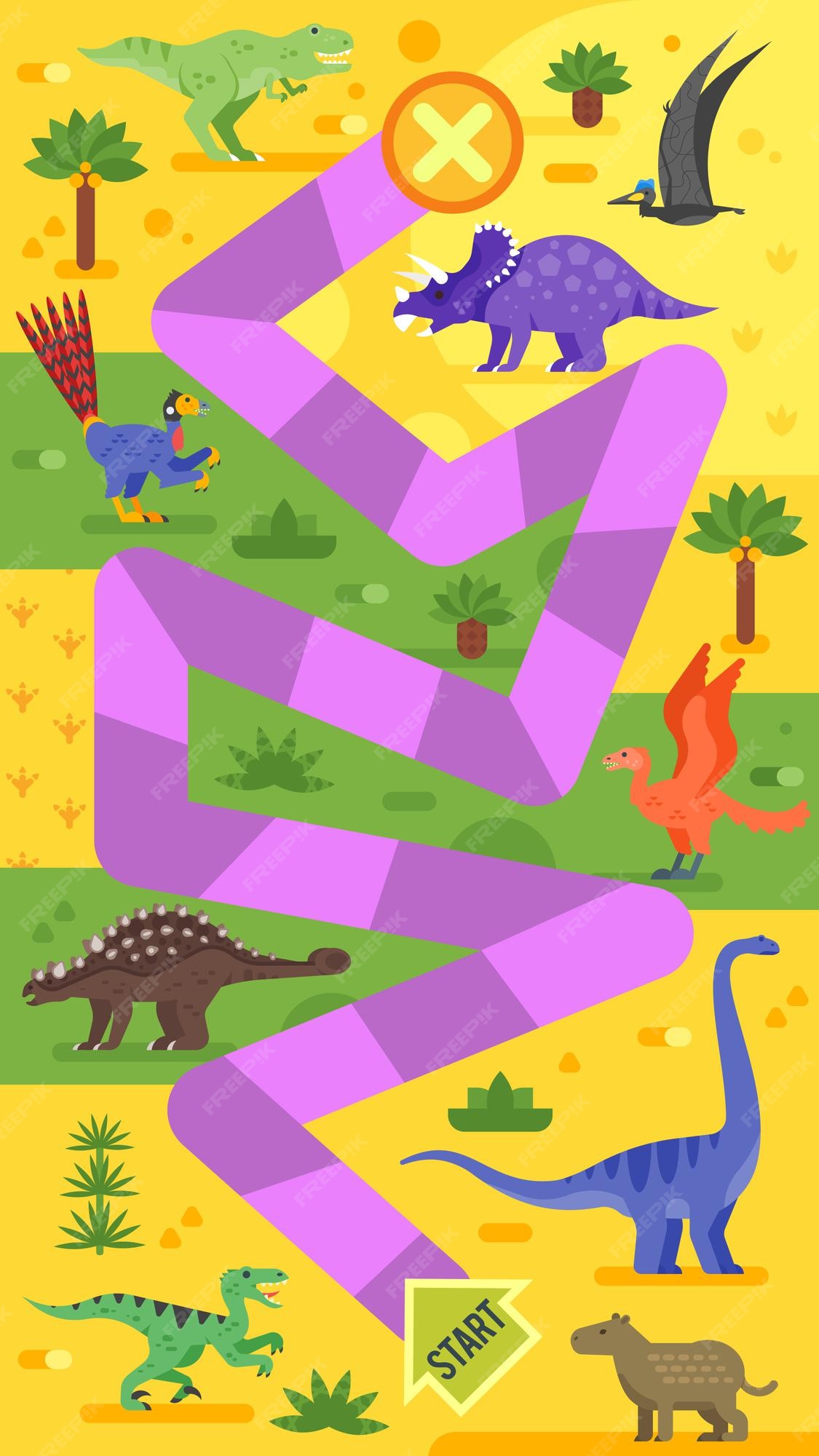 Jogo do dinossauro ilustração do vetor. Ilustração de bebê - 17882254