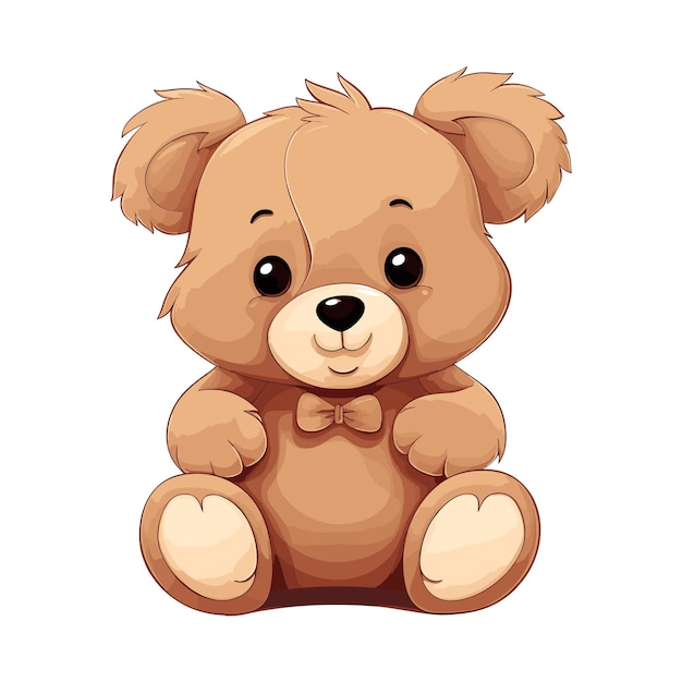 urso vetor cartoon clipart anime fofo personagem modelo ilustração desenho  4758687 Vetor no Vecteezy