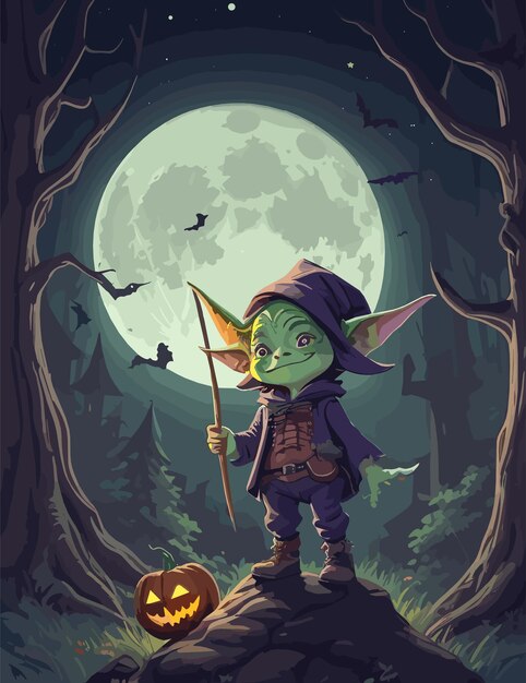 Vetor ilustração em vetor goblin