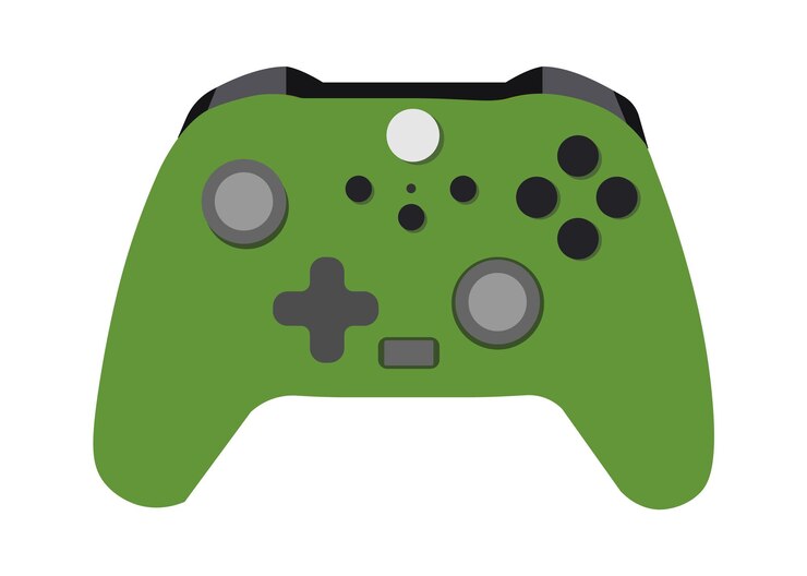 Vetor ilustração em vetor joystick de console de videogame