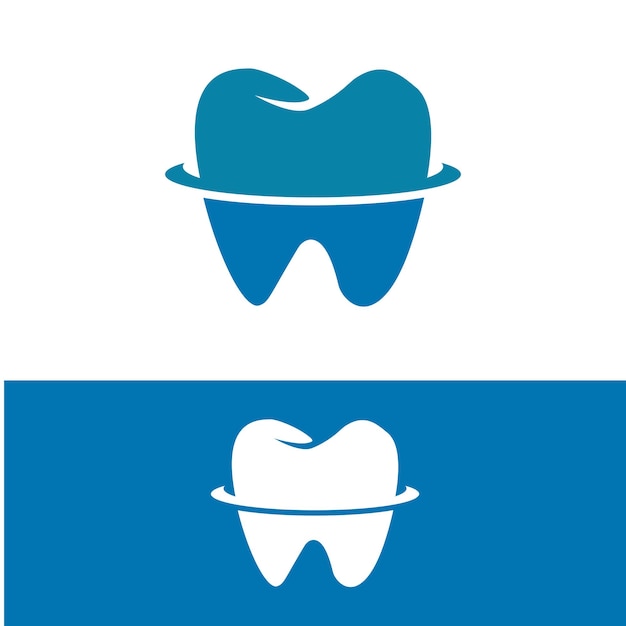 Vetor ilustração em vetor logotipo dental