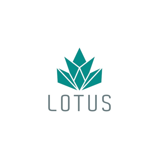 Ilustração em vetor modelo de design de logotipo de lótus