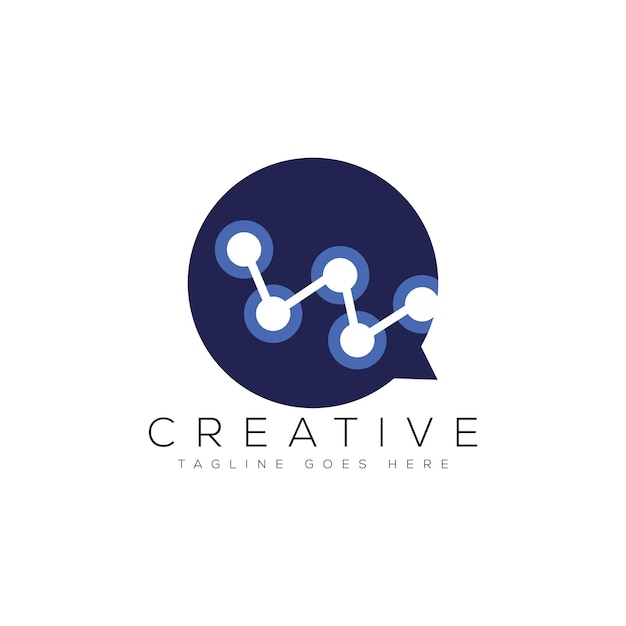 Ilustração em vetor modelo de design de logotipo letra W