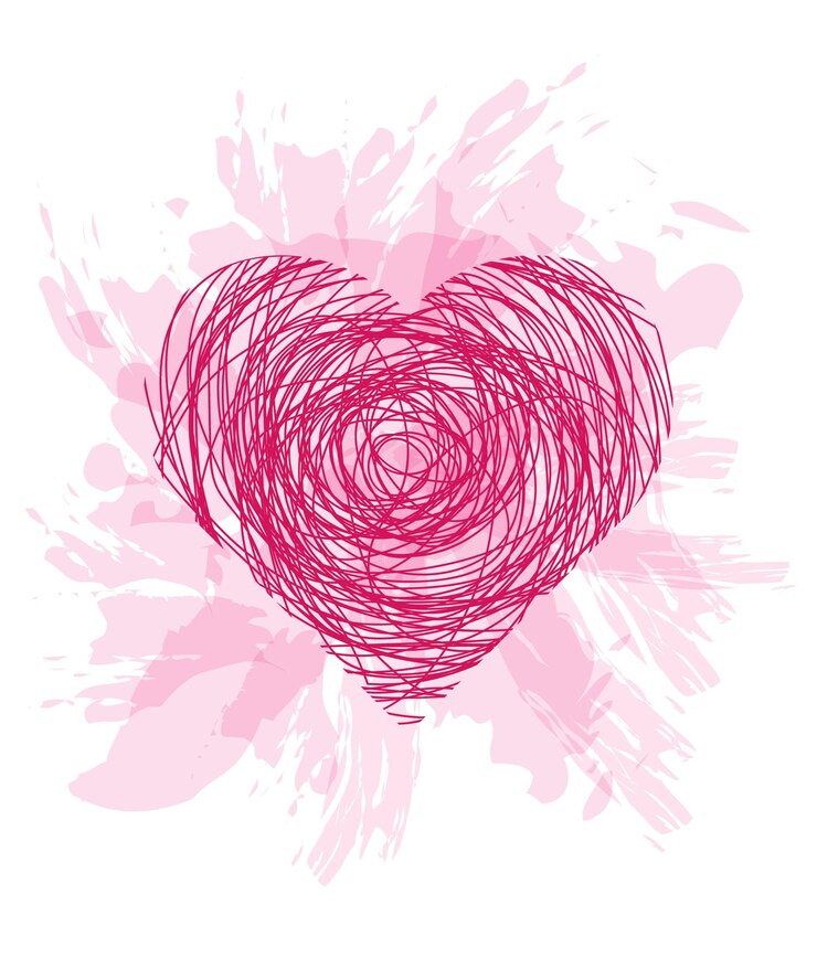 Ilustração em vetor padrão de corações. Amor design patern lareira. Padrão de corações coloridos sem emenda.