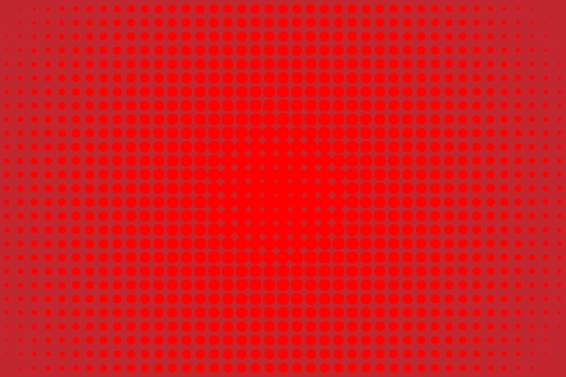 Ilustração em vetor plana de fundo padrão de meio-tom abstrato vermelho