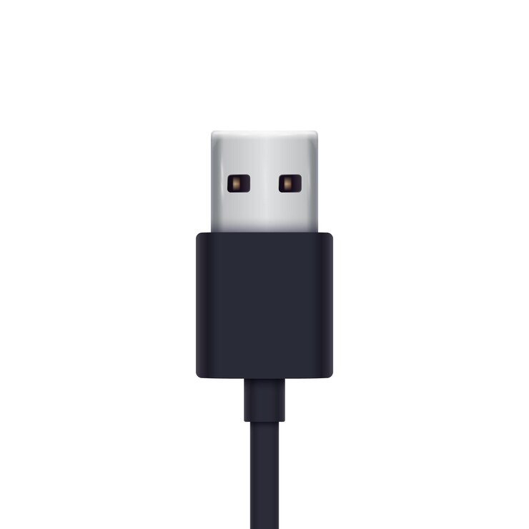 Vetor ilustração em vetor plug usb
