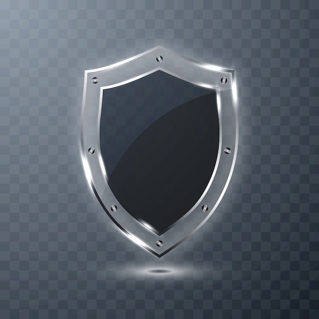 ilustração escudo preto