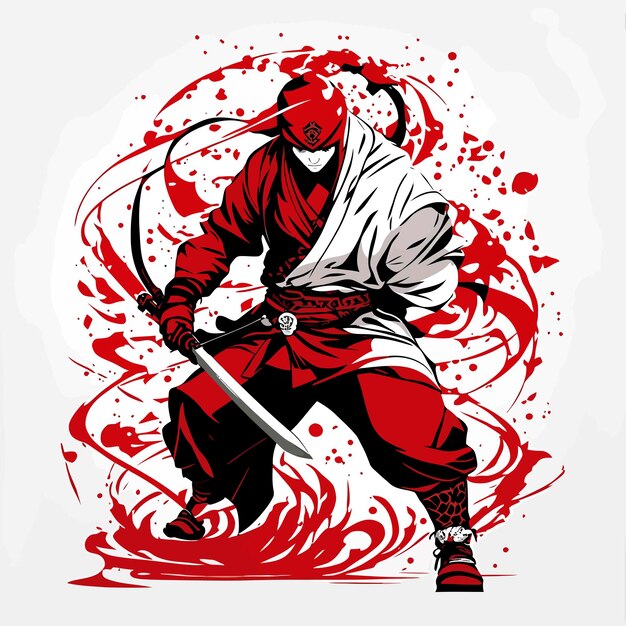 Personagem De Desenho Animado Ninja Guerreiro Ninja No Stepto Ninja No  Castelo Vetor PNG , Guerreiro Ninja, Clipart, Desenho Animado Imagem PNG e  Vetor Para Download Gratuito