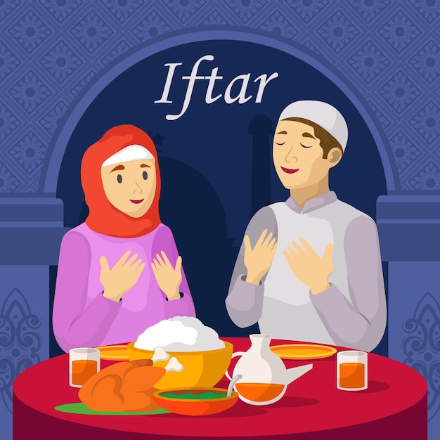 Ilustração iftar