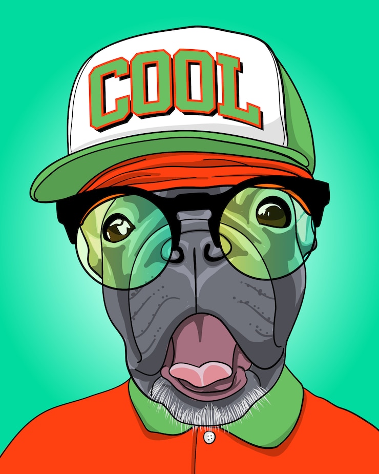 Vetor ilustração legal do cão