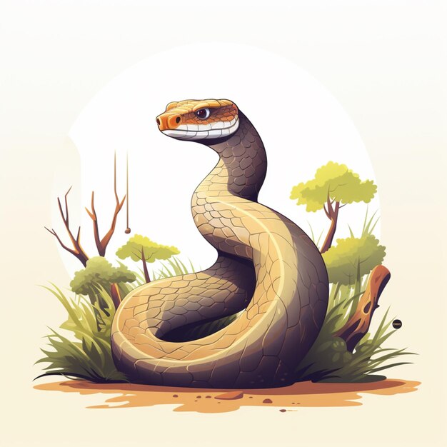 Vetor ilustração livre de serpente vetorial