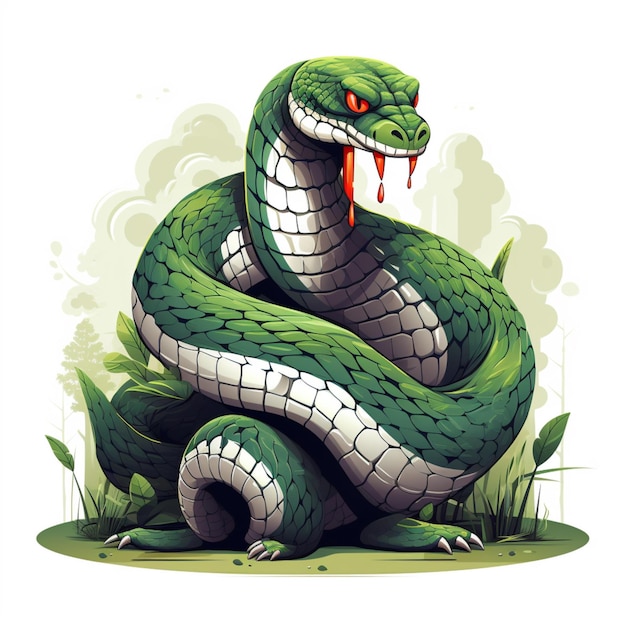 Vetor ilustração livre de serpente vetorial