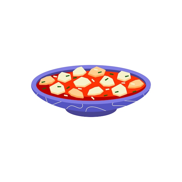 Ilustração Mapo Tofu