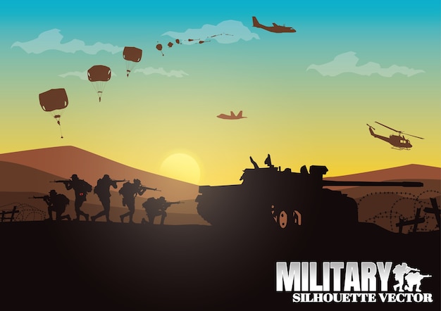 Ilustração militar.